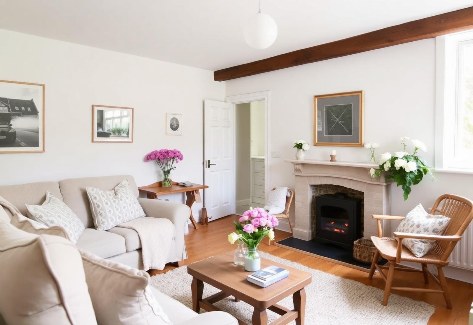 Beautifully presented holiday let interior